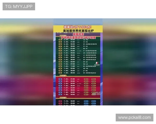 美加墨世界杯赛程优化避免深夜观看满足不同地区观众需求